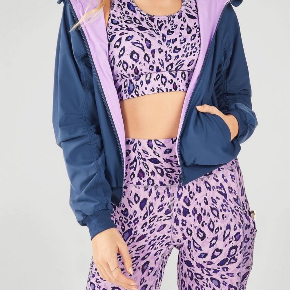 Fabletics Amara Reversible Jacket Size Medium - image 3